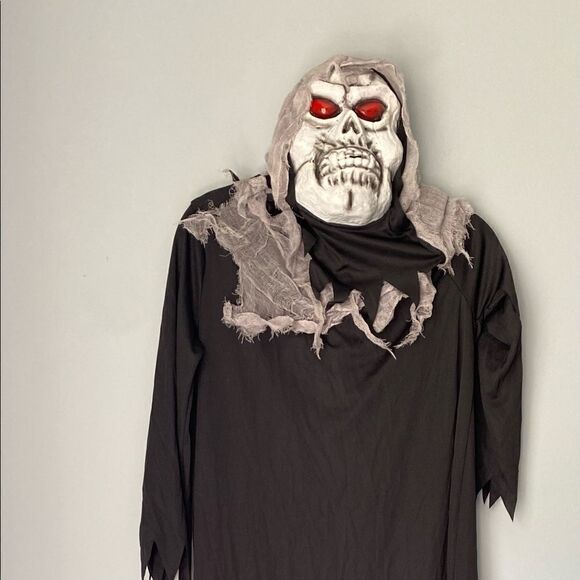 Halloween glowing reaper boys costume light up mask size XL - Picture 3 of 4